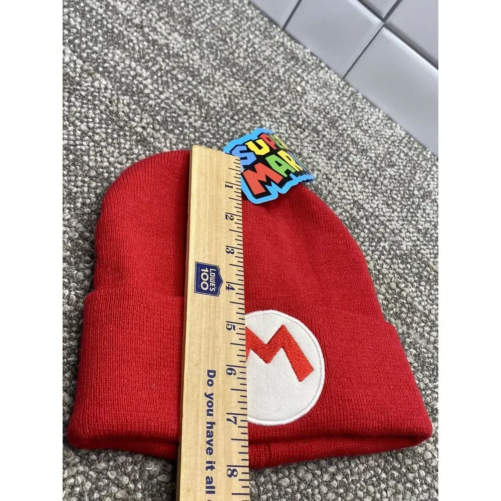 Super Mario Toboggan One Size Fits All‎ Red White